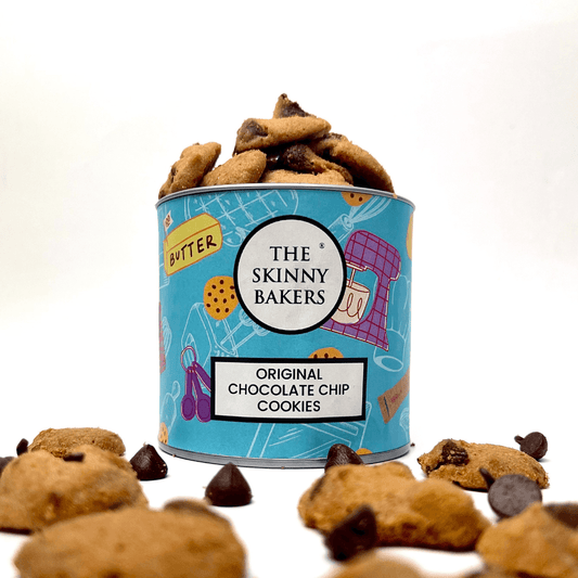 Canister - Original Chocolate Chip Cookies - The Skinny Bakers, 