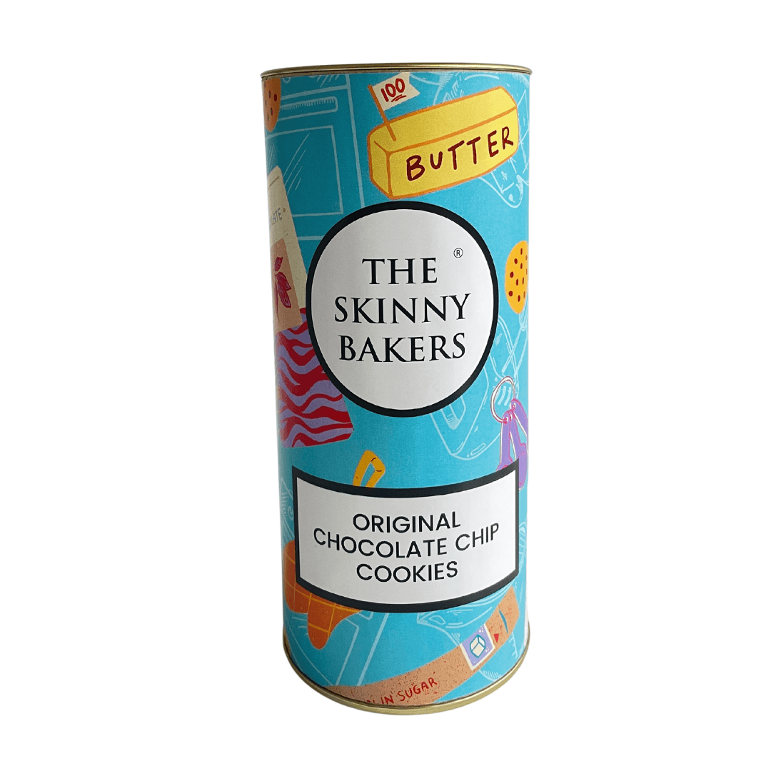 Canister - Original Chocolate Chip Cookies - The Skinny Bakers, 