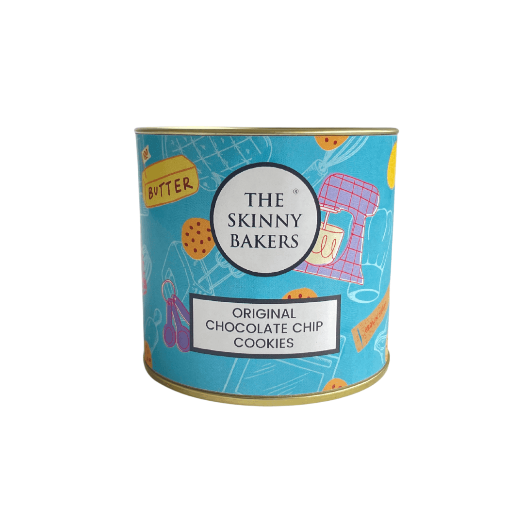 Canister - Original Chocolate Chip Cookies - The Skinny Bakers, 