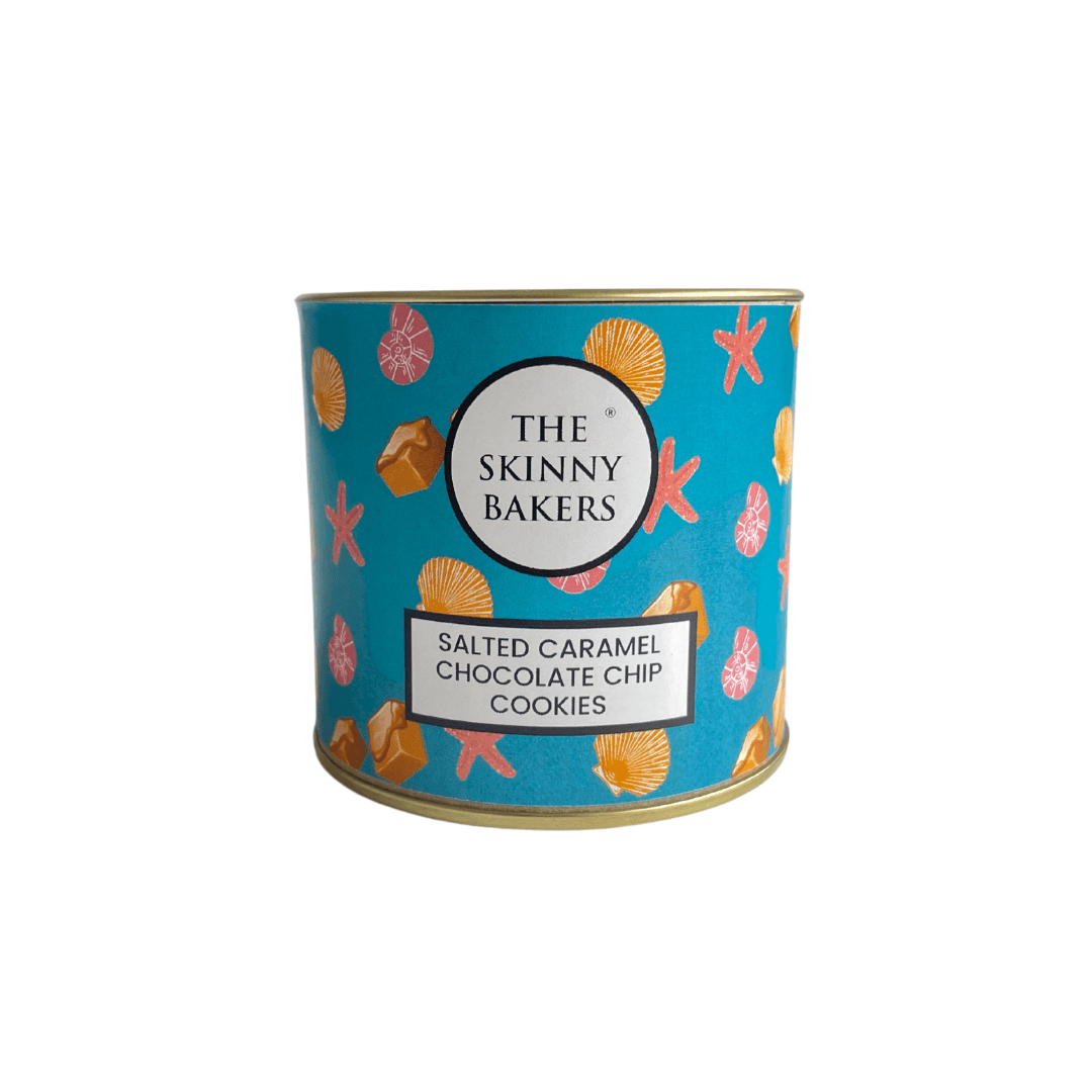 Canister - Salted Caramel Chocolate Chip Cookies - The Skinny Bakers, 