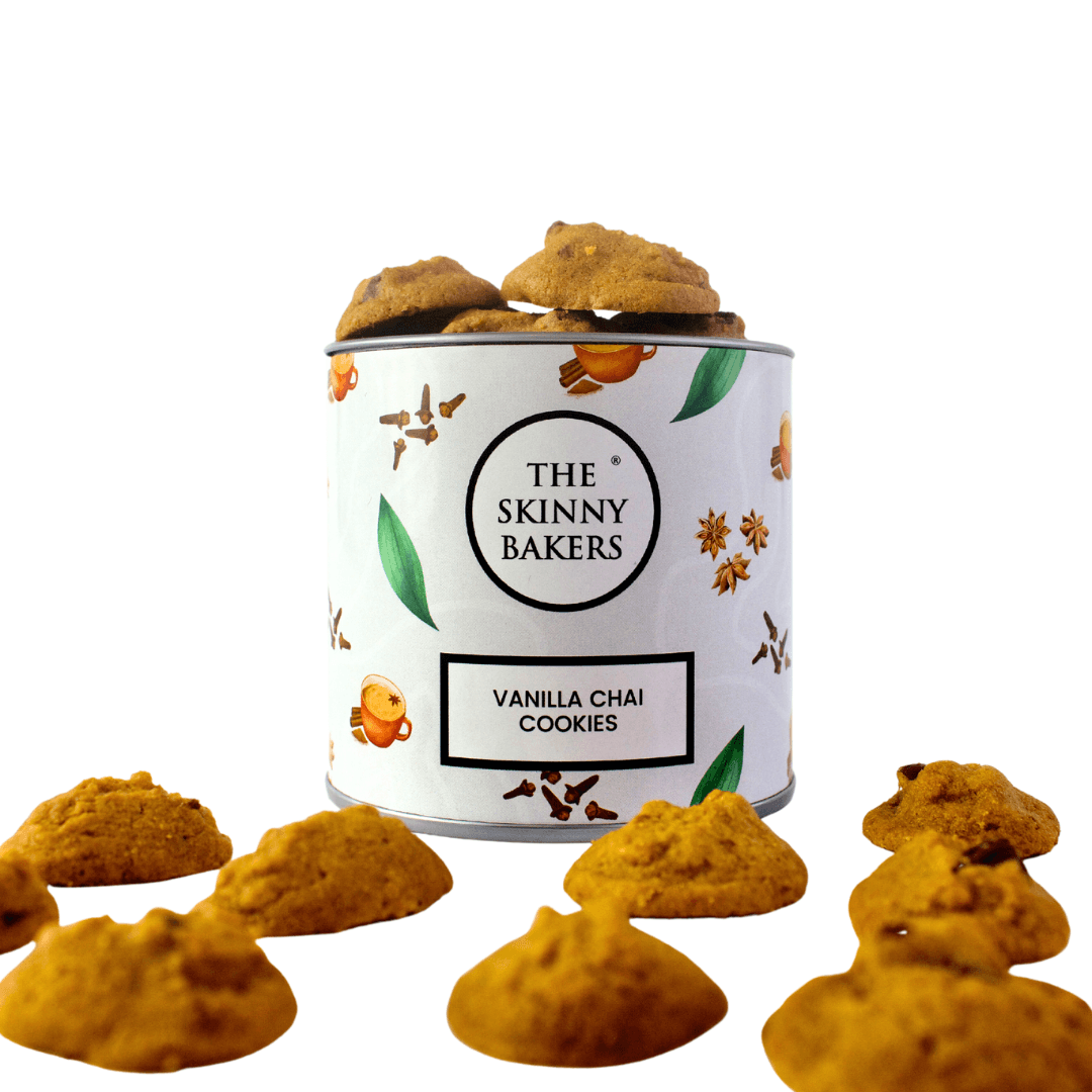 Canister - Vanilla Chai Cookies - The Skinny Bakers, 