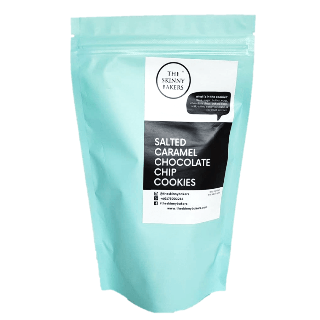 Cookie Bag - Salted Caramel Chocolate Chip - The Skinny Bakers, 