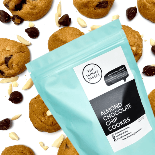 Cookie Bag - Almond Chocolate Chip Cookies - The Skinny Bakers, 