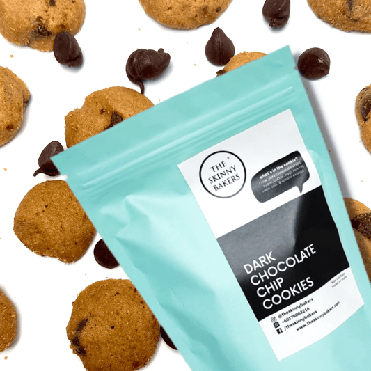 Cookie Bag - Dark Chocolate Chip Cookies - The Skinny Bakers, 