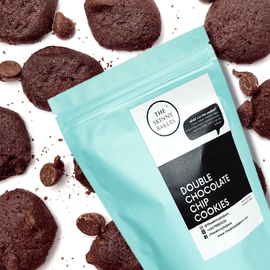 Cookie Bag - Double Chocolate Chip Cookies - The Skinny Bakers, 