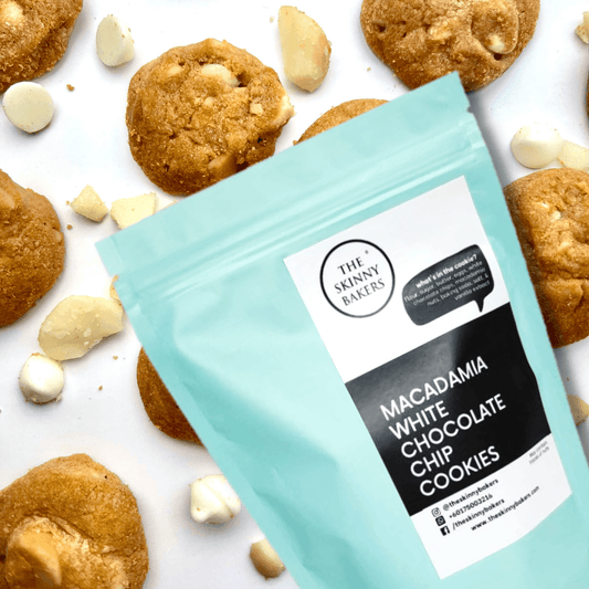 Cookie Bag - Macadamia White Chocolate Chips - The Skinny Bakers, 