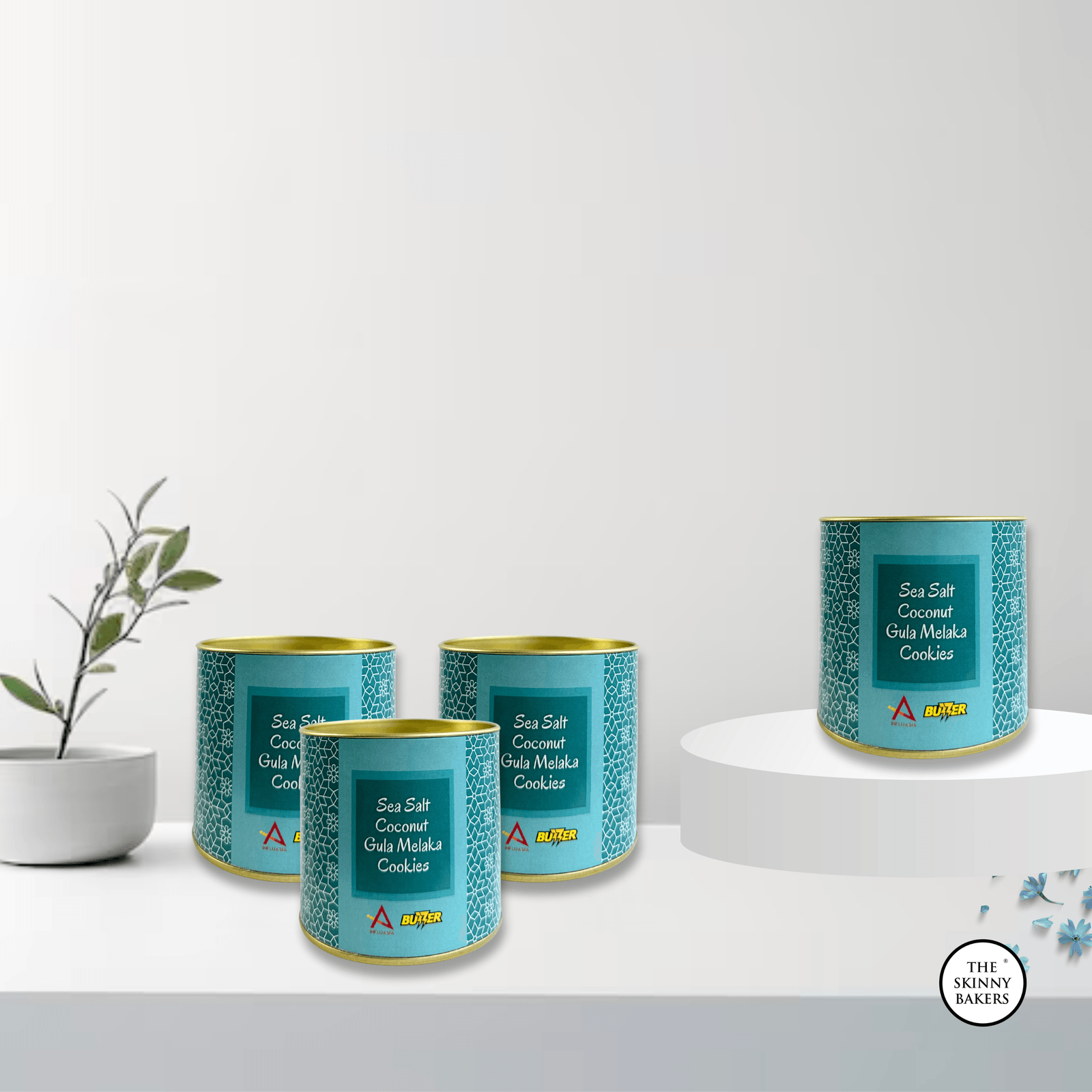 Cookie Canisters - Small (Approx. 30g-50g) - The Skinny Bakers, 