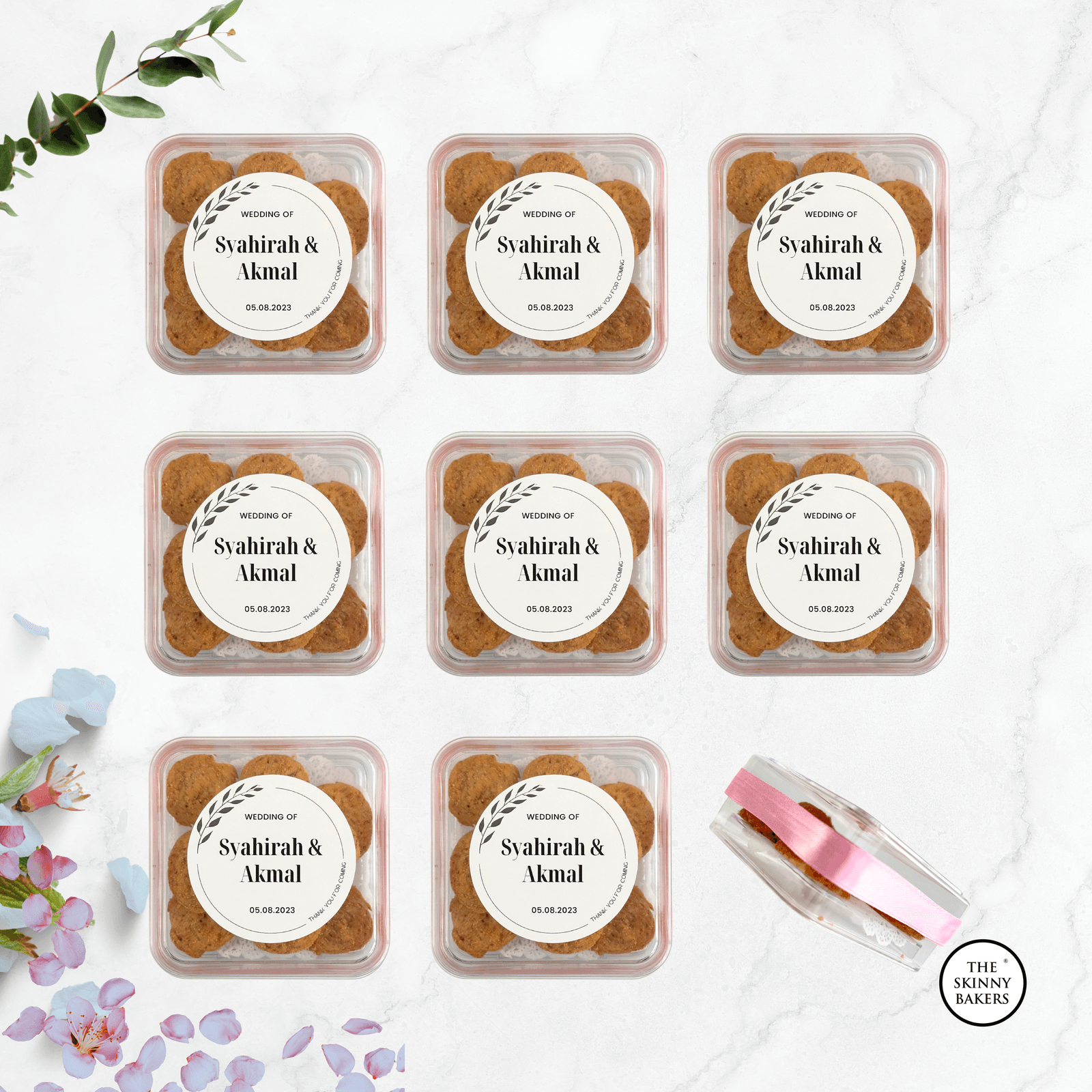 Cookie Container (Approx. 40g) - The Skinny Bakers, 