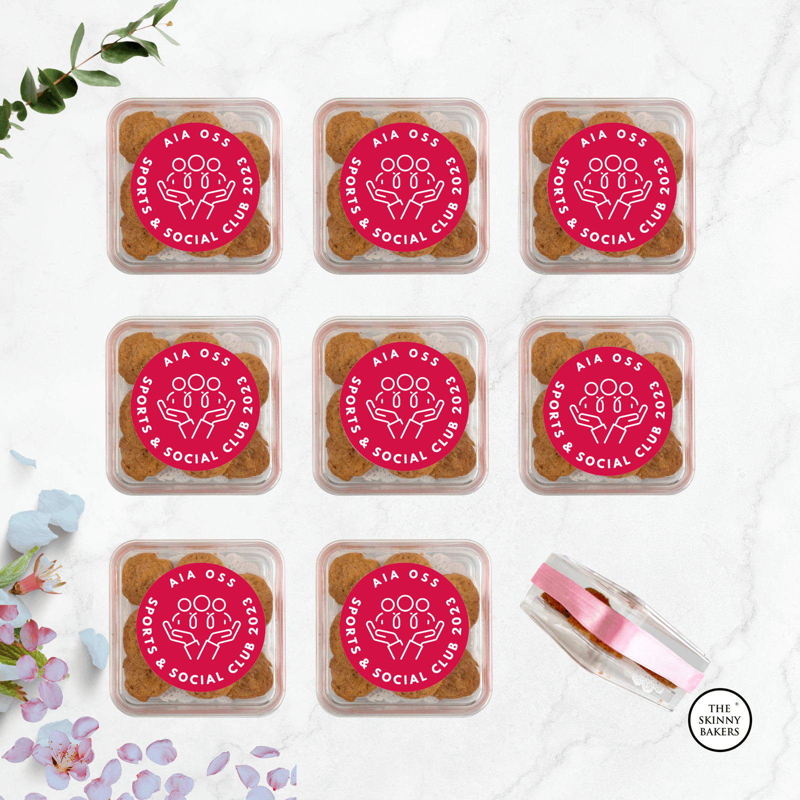 Cookie Container (Approx. 40g) - The Skinny Bakers, 