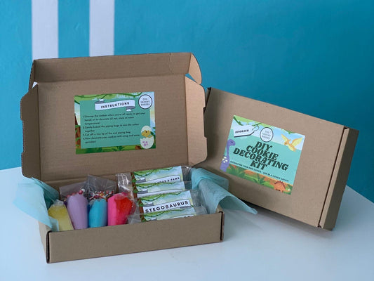 Cookie Decorating Kit - Baby Dinosaur - The Skinny Bakers, 