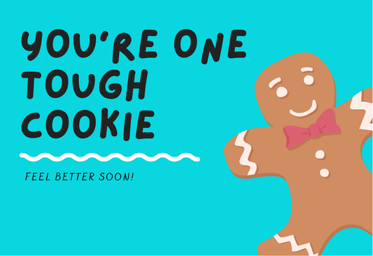 "Feel Better Soon" Card - The Skinny Bakers,