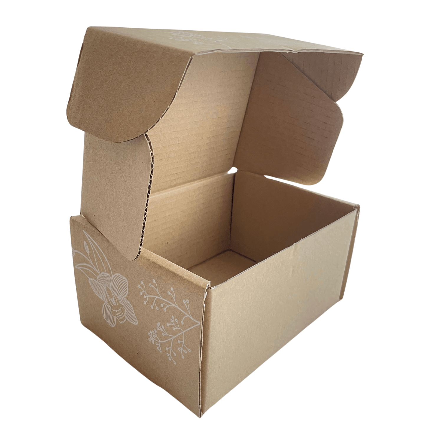 Kraft Gift Box for Gifting without Ribbon and Card - The Skinny Bakers, 