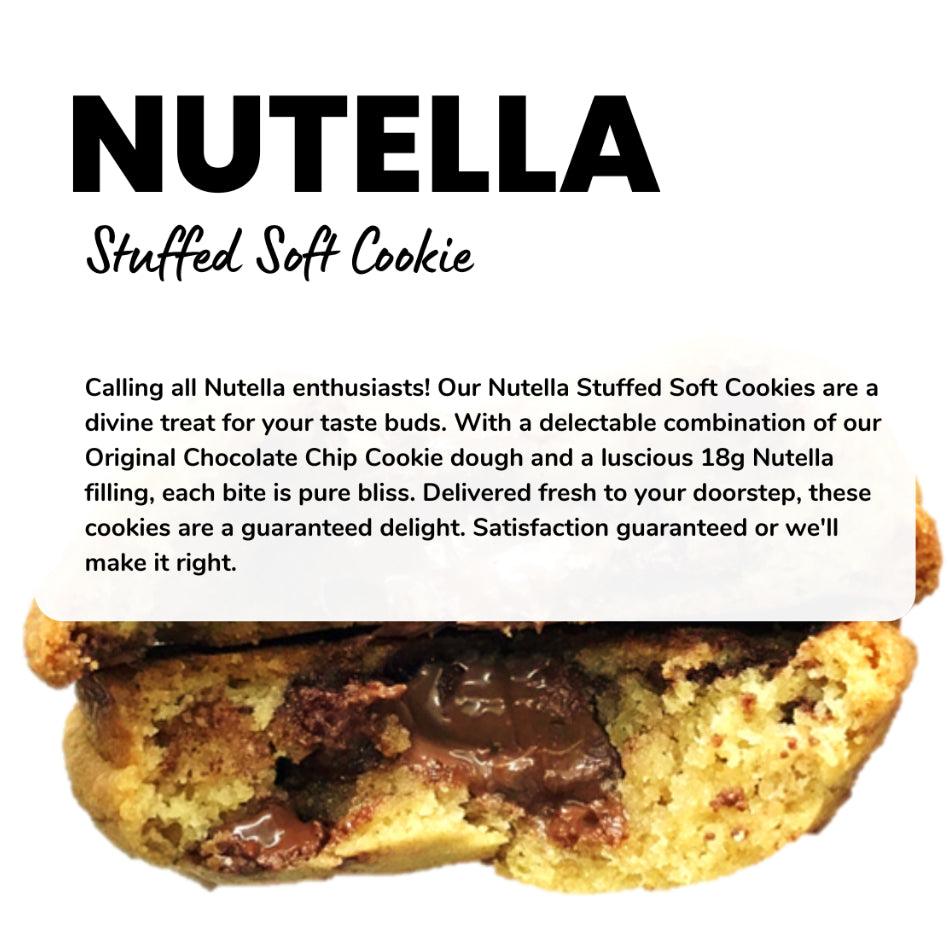 Stuffed Cookie - Nutella Cookies - The Skinny Bakers, 