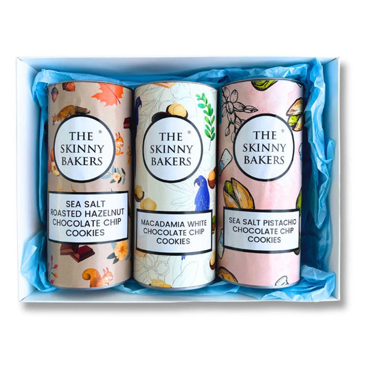 Nuts Cookie Gift Set x3 (150g) - The Skinny Bakers, 