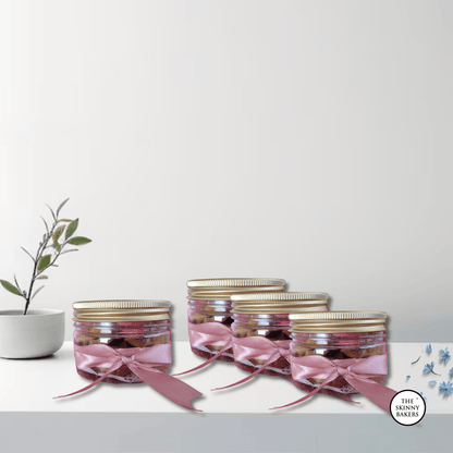 Plastic Jar - Small (Approx. 60g) PPT180BC - The Skinny Bakers, 
