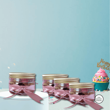 Plastic Jar - Small (Approx. 60g) PPT180BC - The Skinny Bakers, 
