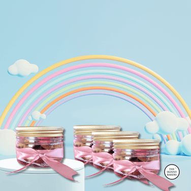 Plastic Jar - Small (Approx. 60g) PPT180BC - The Skinny Bakers, 