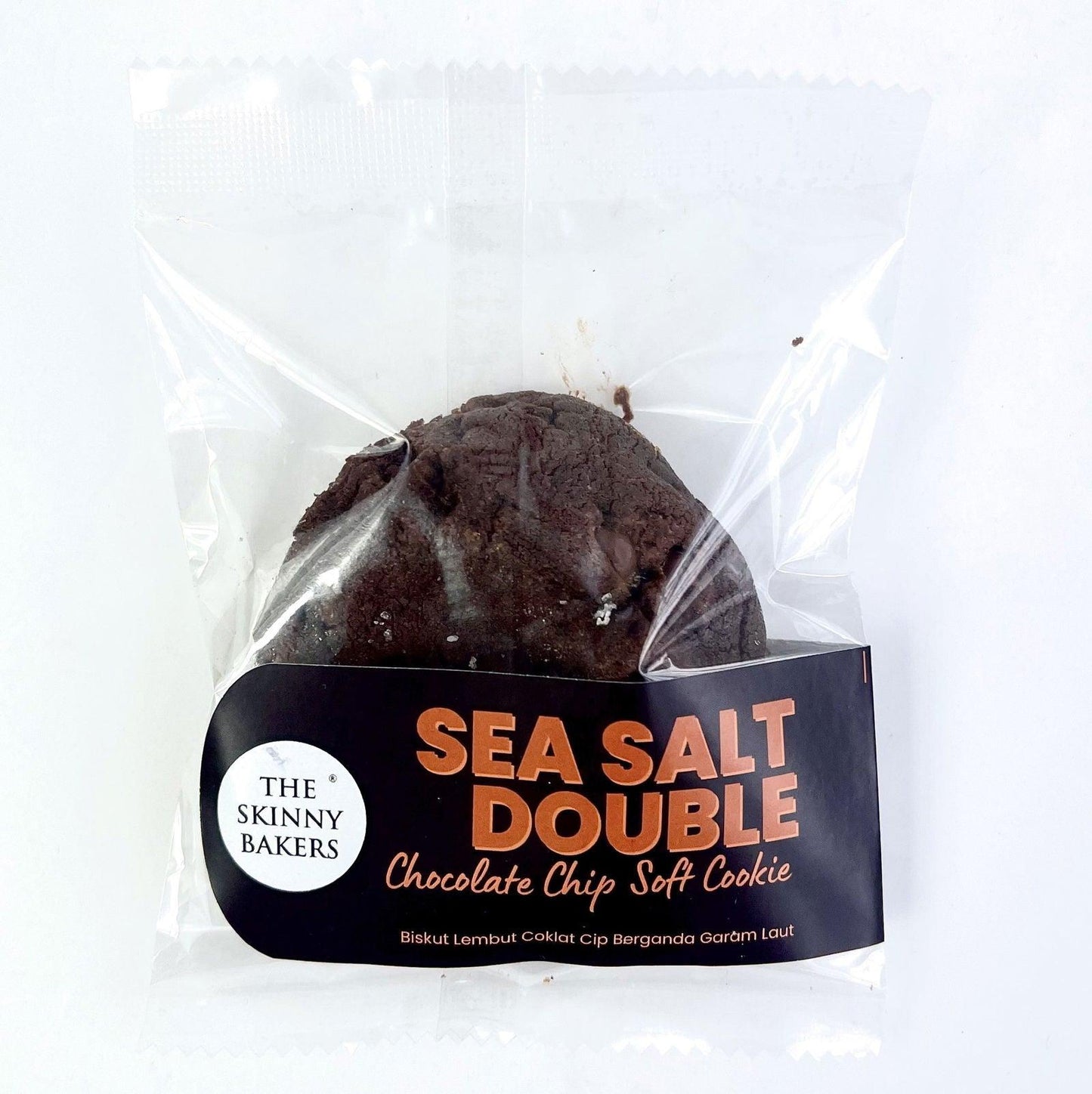 Soft Cookie - Sea Salt Double Chocolate Chip - The Skinny Bakers, 