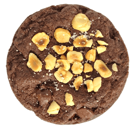 Soft Cookie - Sea Salt Hazelnut Double Chocolate Chip - The Skinny Bakers, 