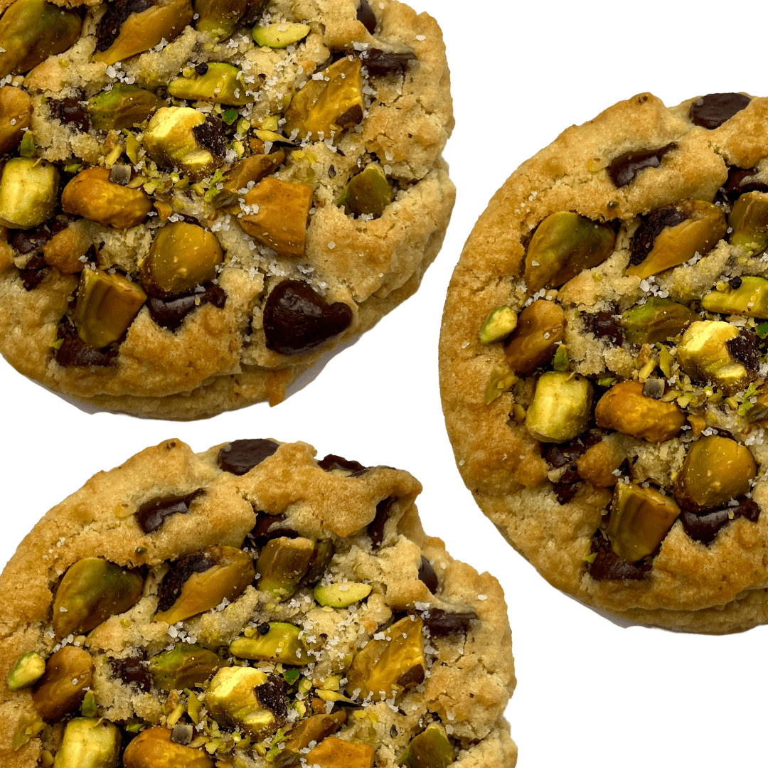 Soft Cookie - Sea Salt Pistachio Chocolate Chip - The Skinny Bakers, 