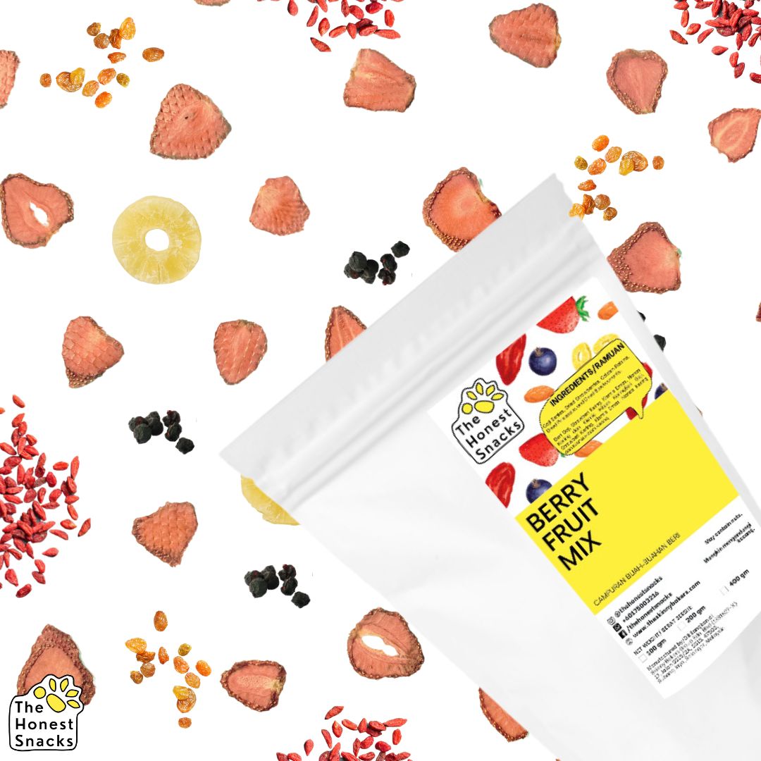 The Honest Snacks - Berry Fruit Mix (Snack Bag)