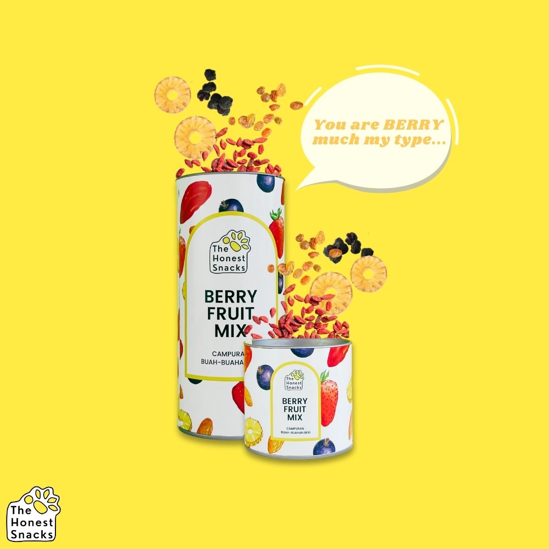 The Honest Snacks - Berry Fruit Mix (Canister)