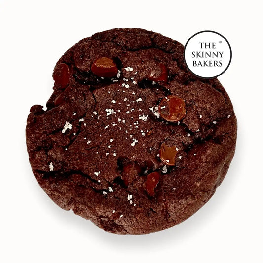 Freshly Baked Premium Sea Salt Double Chocolate Chip Soft Cookies