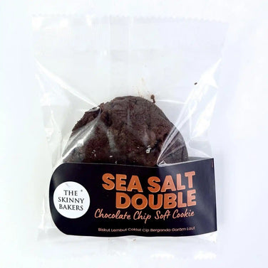 Freshly Baked Premium Sea Salt Double Chocolate Chip Soft Cookies