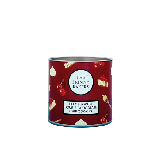 Canister - Black Forest Double Chocolate Chip Cookies - The Skinny Bakers