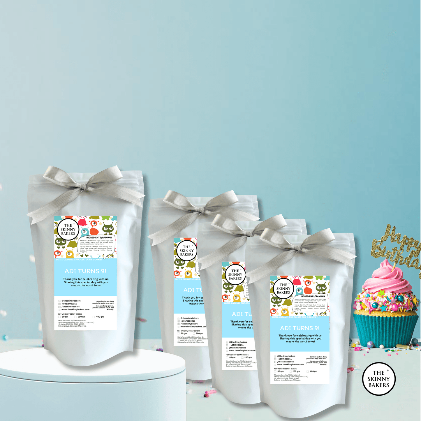 Ziplock Bag (Approx. 200g) - The Skinny Bakers, 