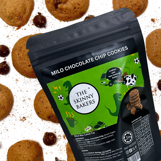The Skinny Bakers - Signature Milo Chocolate Chip Cookies