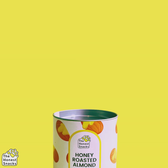 The Honest Snacks - Honey Roasted Almond (Canister)