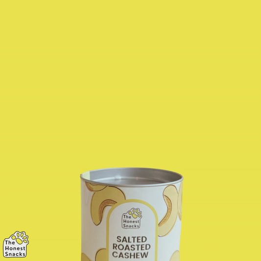 The Honest Snacks - Salted Roasted Cashew Nuts (Canister)