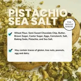 The Skinny Bakers Soft Cookies Pistachio Freshly Baked Premium Soft Cookie